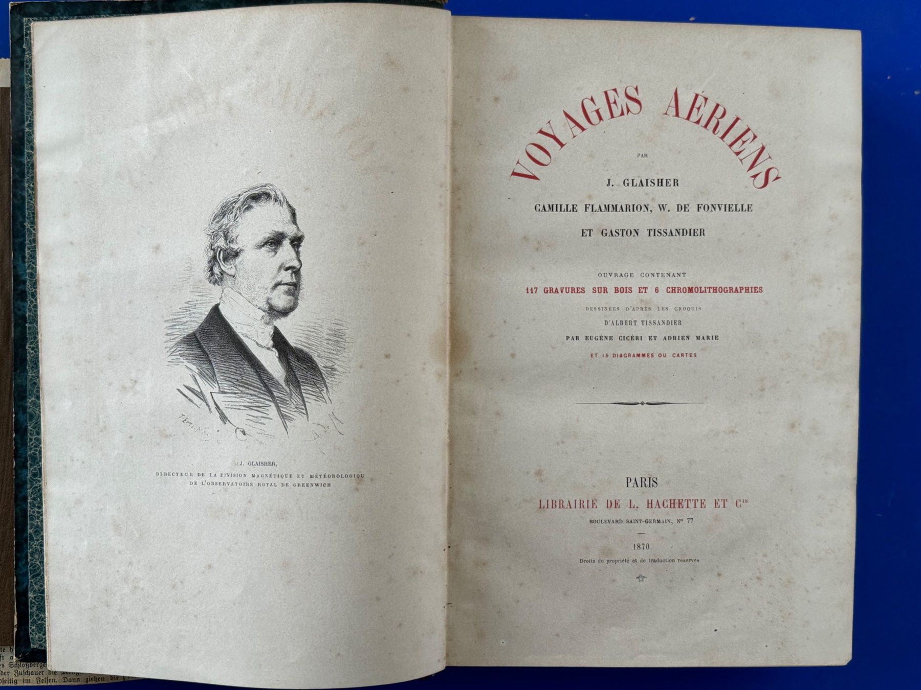 Bücher: J. Glaisher - Voyages Aériens. 1870 – Gebraucht aus Adliswil von buch_und_kunst 1