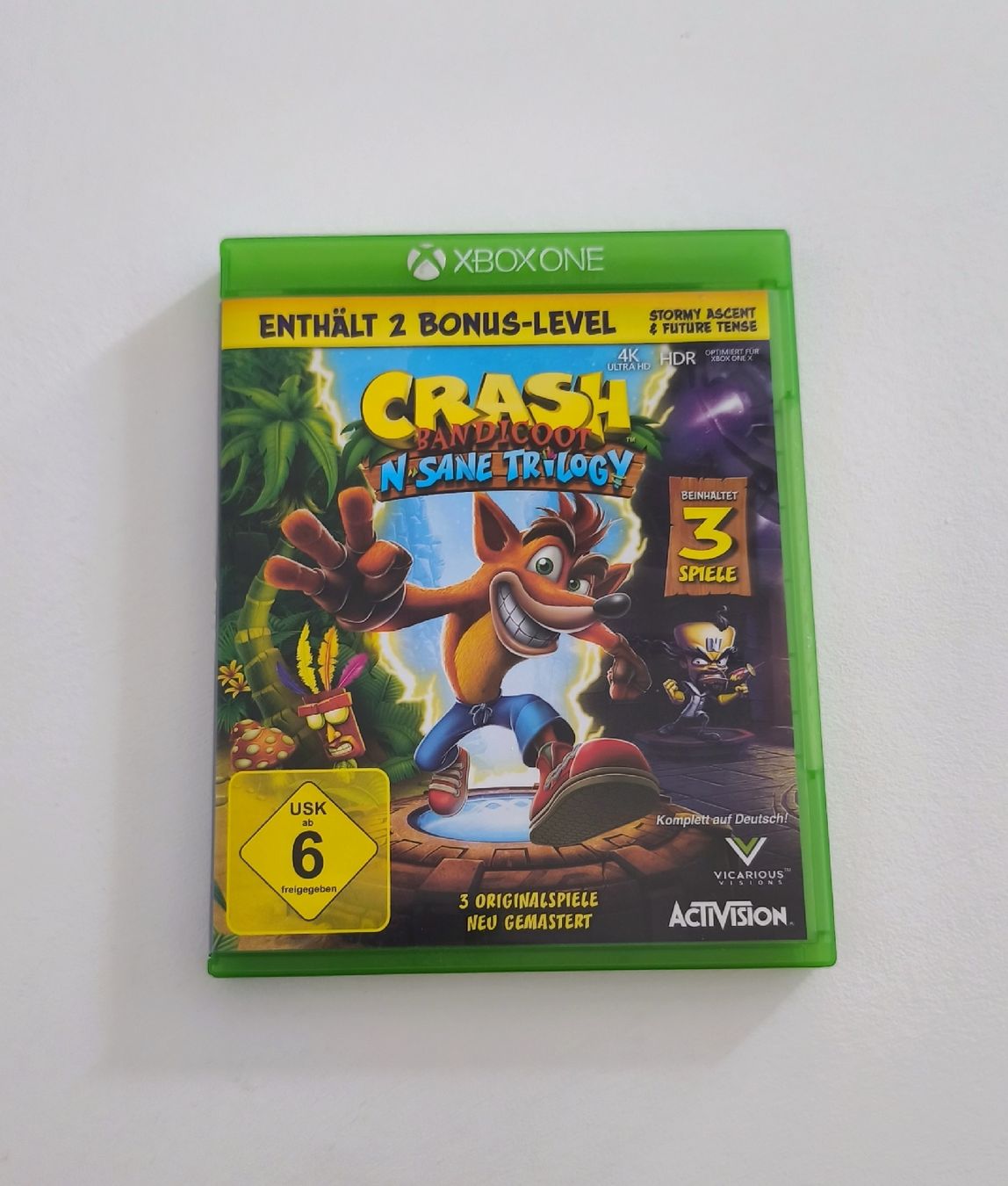 Microsoft Giochi: Crash Bandicoot N. Sane Trilogy per Xbox One – Usato da Sevelen venduto da dun_vs7w