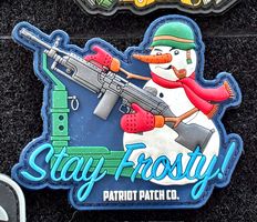 Klett-Patch Stay Frosty, 9 x 8 cm