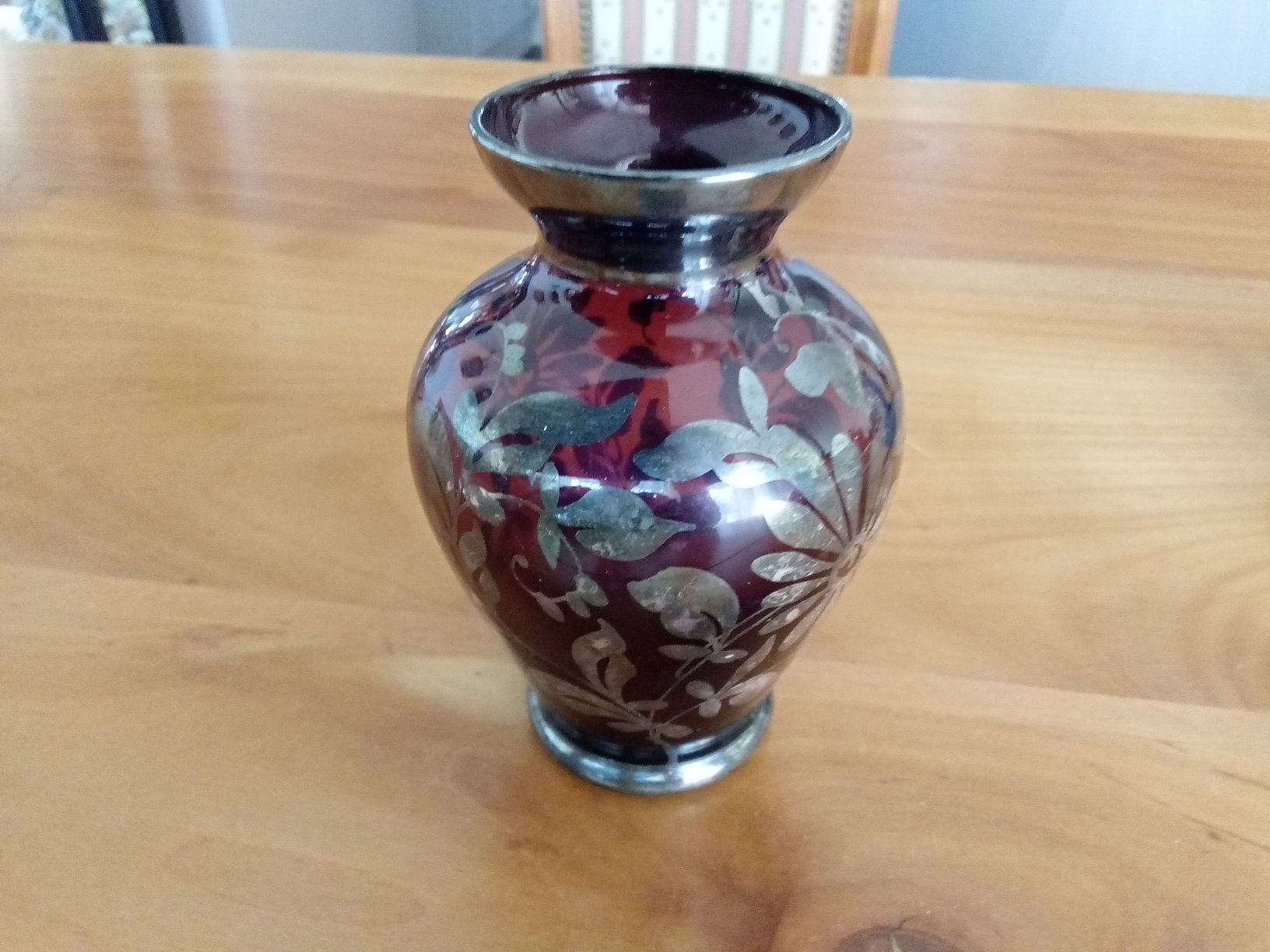 Vase & Récipients: 3 GLASVASEN MIT SILBERAUFLAGE – D'occasion à Muri BE par Alk 2
