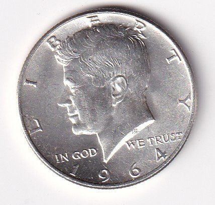 Alle Münzen: USA Kennedy Half Dollar 1964ss-vorz – Gebraucht aus Neuchâtel von karlpierrino