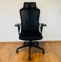 Bürostuhl hoher Rückenlehne und 2D-Kopfstütze schmid-H NEU