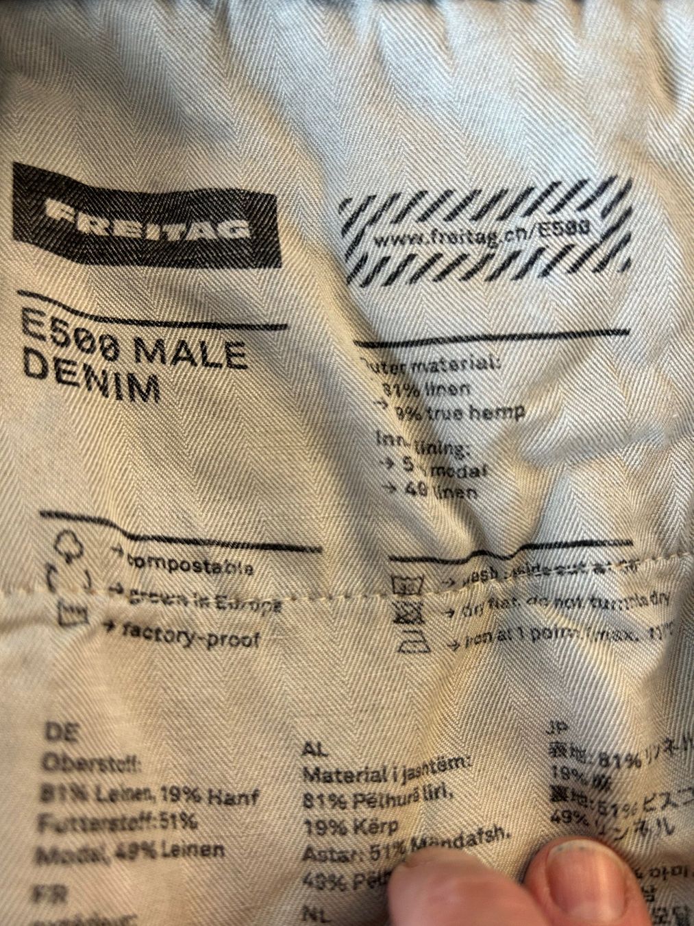 Jeans: Freitag Blue Jeans – Gebraucht aus Zürich von chrigolo1 4