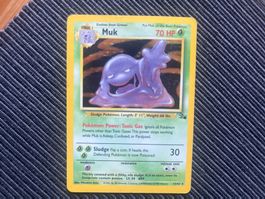 Pokemon Muk holo Fossil englisch
