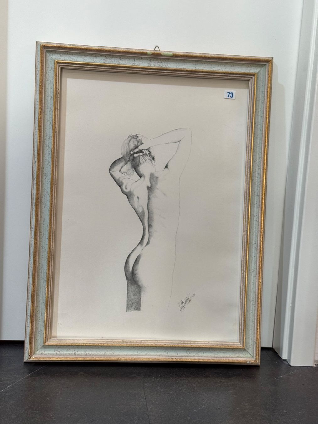 Dipinti: Dos nu - Encre sur papier 46x63 cm – Usato da Genève venduto da ary_c8tx