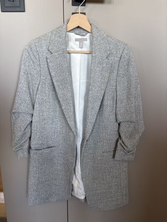 Damen Blazer H&M grau meliert Grösse XS