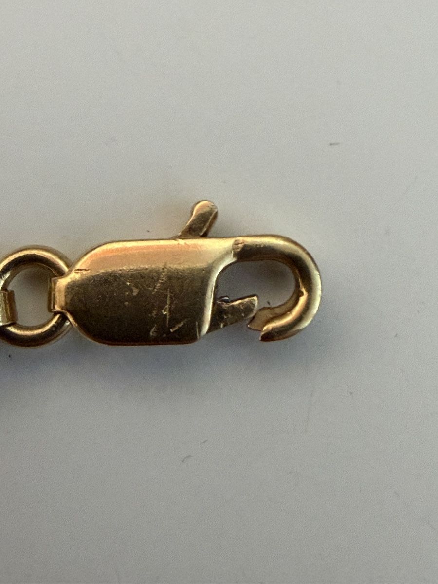 Catenine: Panzer- Goldkette 750 Echtgold 18 Karat – Usato da Neuenkirch venduto da BonndorraCharms1 6
