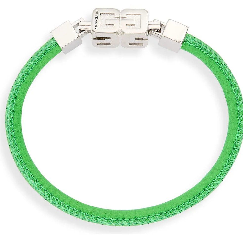 Givenchy Armbänder & -reifen: Givenchy g-cube bracelet vert taille M – Neu und originalverpackt aus Trélex von Arnaudyak