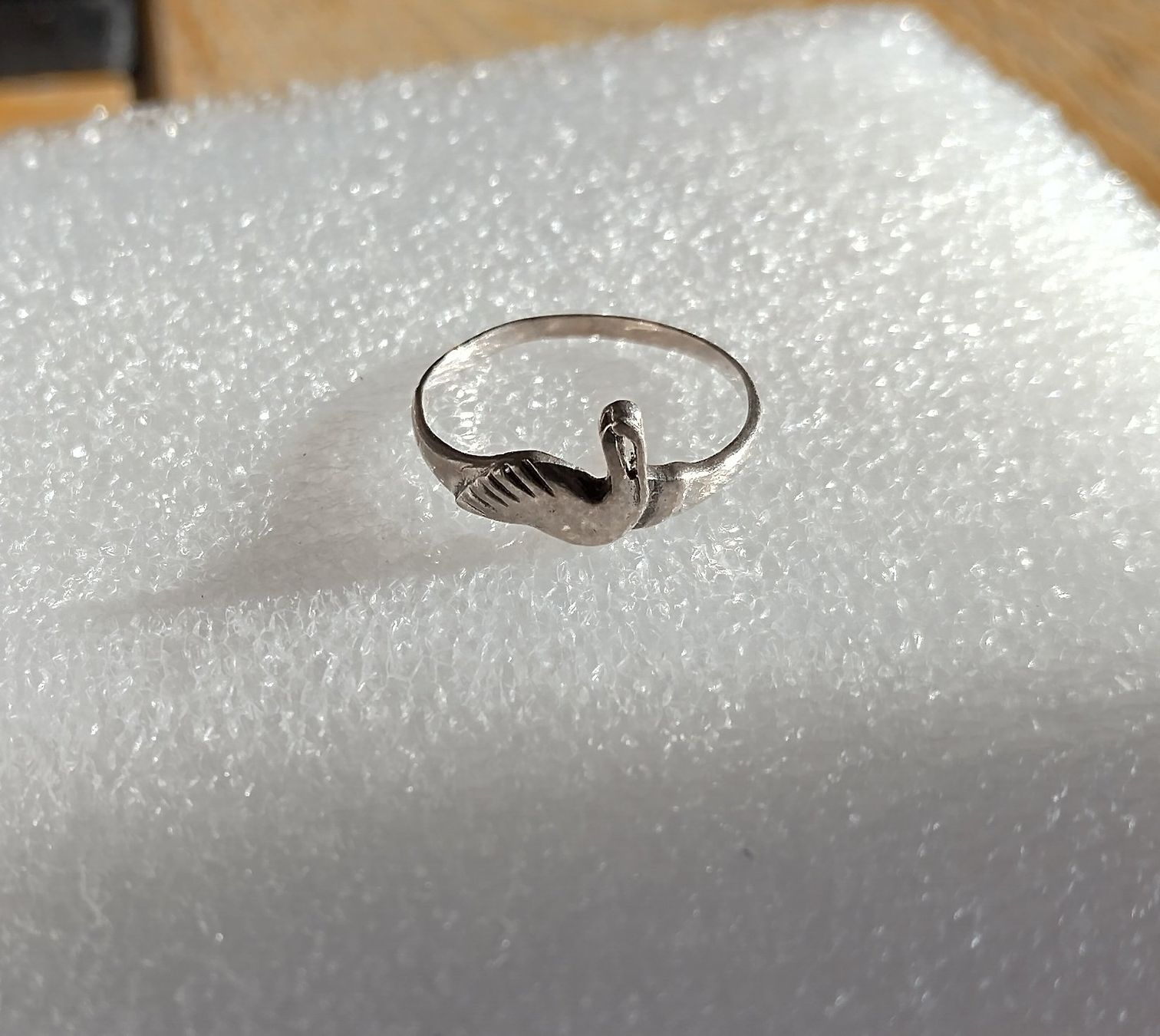 Anelli: SCHWAN VOGEL RING SILBER 925 WASSERVOGEL – Usato da Romanshorn venduto da Stubsinator 1
