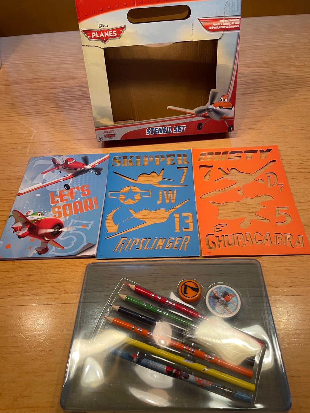 Sciablone: Disney Planes Schablonen-Set – Nuovo (secondo la descrizione) da Seengen venduto da swossi 1