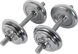 LiveUp Sports Kurzhantel-Set – verstellbar – ca. 20 kg