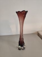 Vase soliflore en verre violet