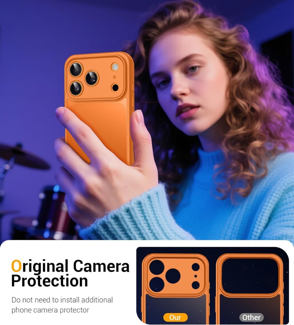 Cover & Protezioni schermo: KIT ORANGE : coque iPhone 17 PRO + 2 Glass – Nuovo e nell'imballaggio originale da Roche VD venduto da GOLDEN_SHOP_24H 2