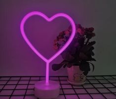 LED Neon Herz-Lampe Dekolicht Party Hochzeit Geschenkidee Pi