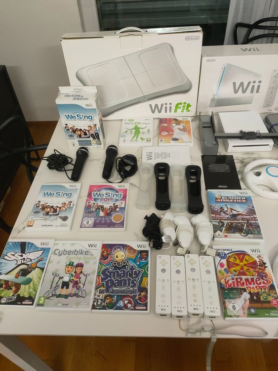 Nintendo wii FAMILY SET Fonktionert Tadellos 6
