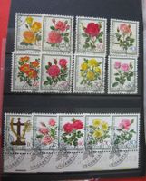 Pro Juventute «Rosen» 1972/77/82 gestempelt