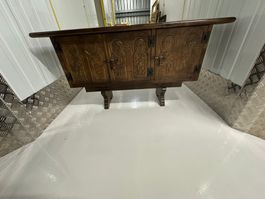Solid wood sideboard, carvings, antique style, unique