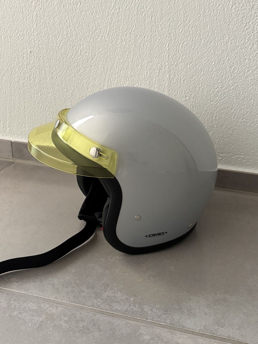 Caschi & visiere: Dach Jethelm transparent gelb universal – Nuovo (secondo la descrizione) da Langnau am Albis venduto da man_zt2h