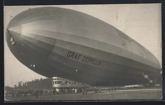 Ansichtskarten: Foto-AK Luftschiff Graf Zeppelin auf ein – Gebraucht aus Berlin von bartko-reher