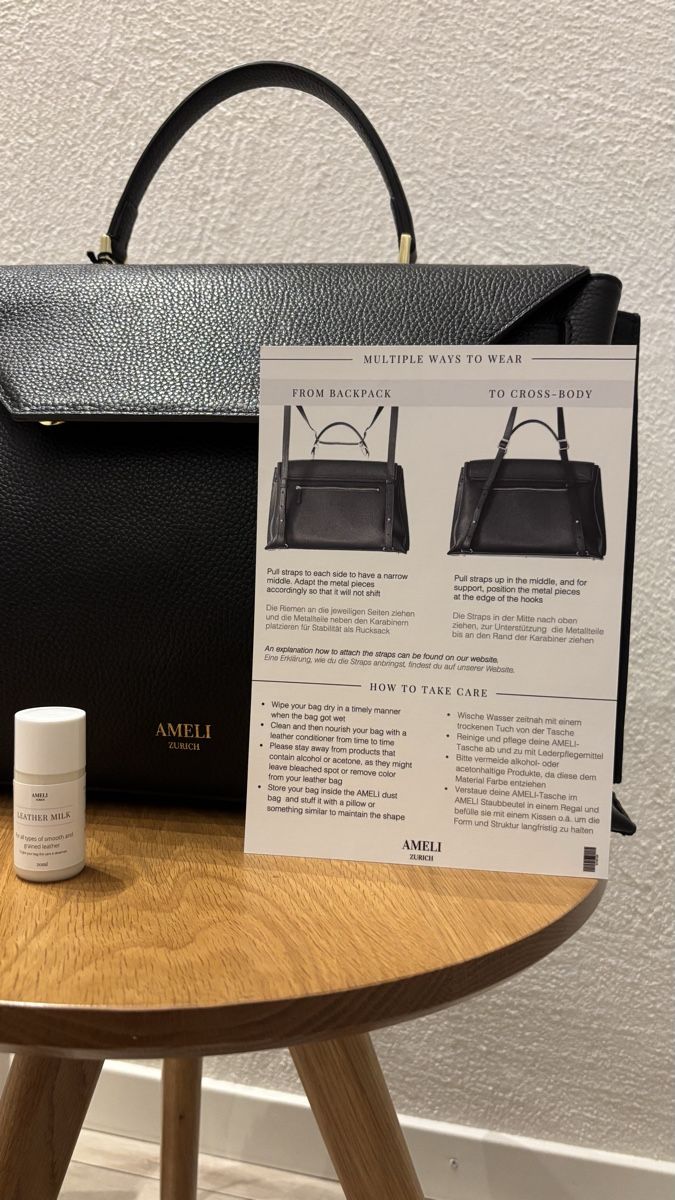 Alemi Taschen für Damen: Ameli (neu Alemi) Tasche Viadukt Work schwarz – Neu (gemäss Beschreibung) aus Wattwil von take.that 3