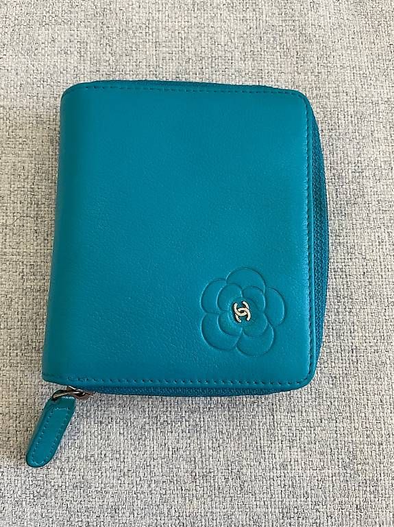Portemonnaie: Porte feuille Chanel turquoise – Gebraucht aus Kerzers von hel_v8pr