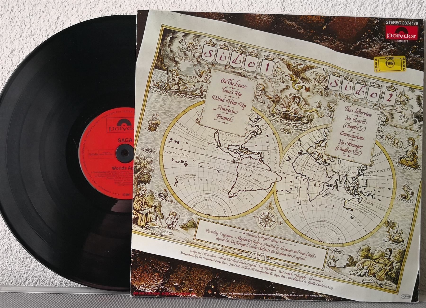 Dischi in vinile: SAGA - WORLDS APART - LP – Usato da Greifensee venduto da scharmant 1