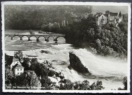NEUHAUSEN Der Rheinfall mit Schloss Laufen