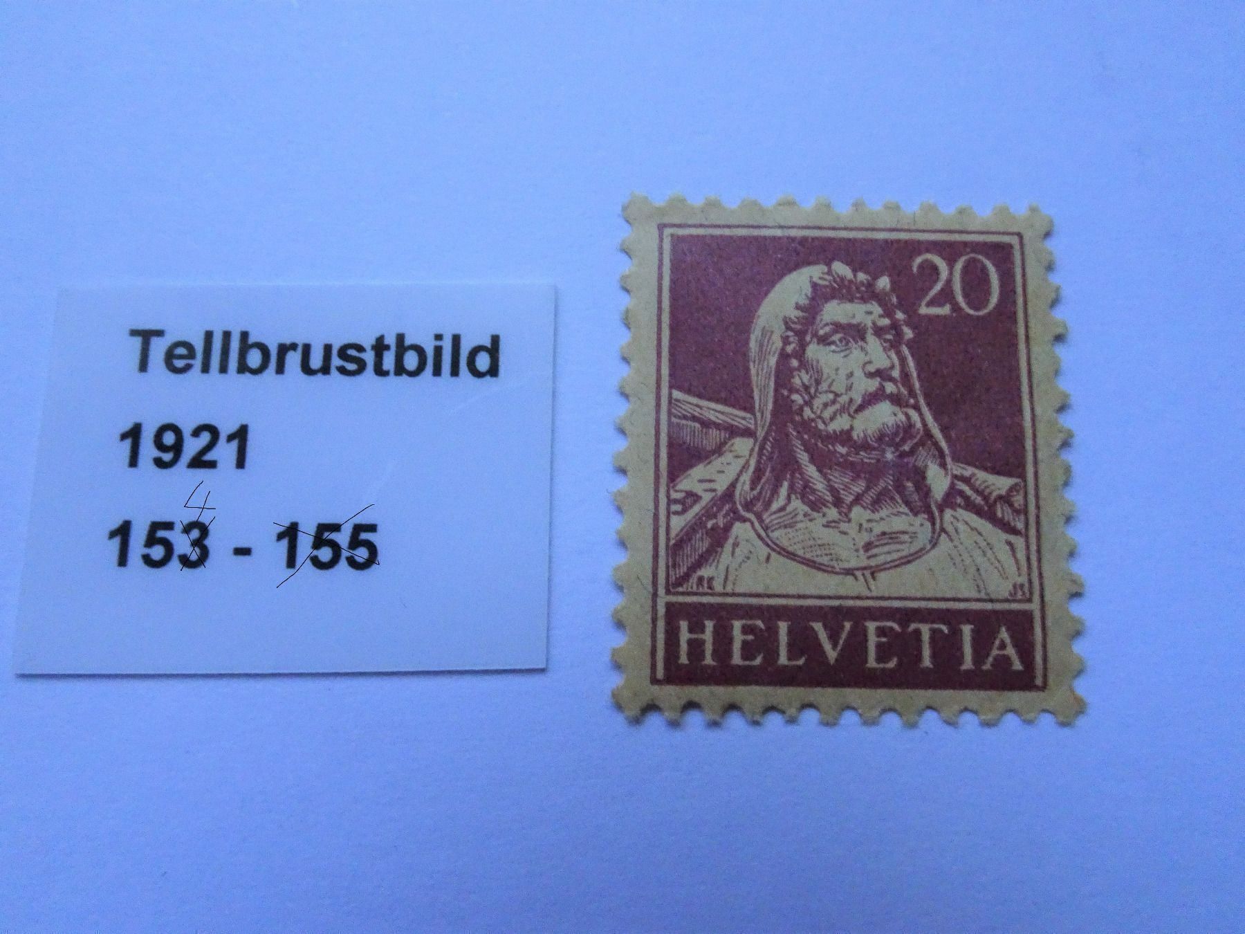 Tous les timbres: 1921** – Neuf (Voir description) à Aadorf par Chnorli-Furz
