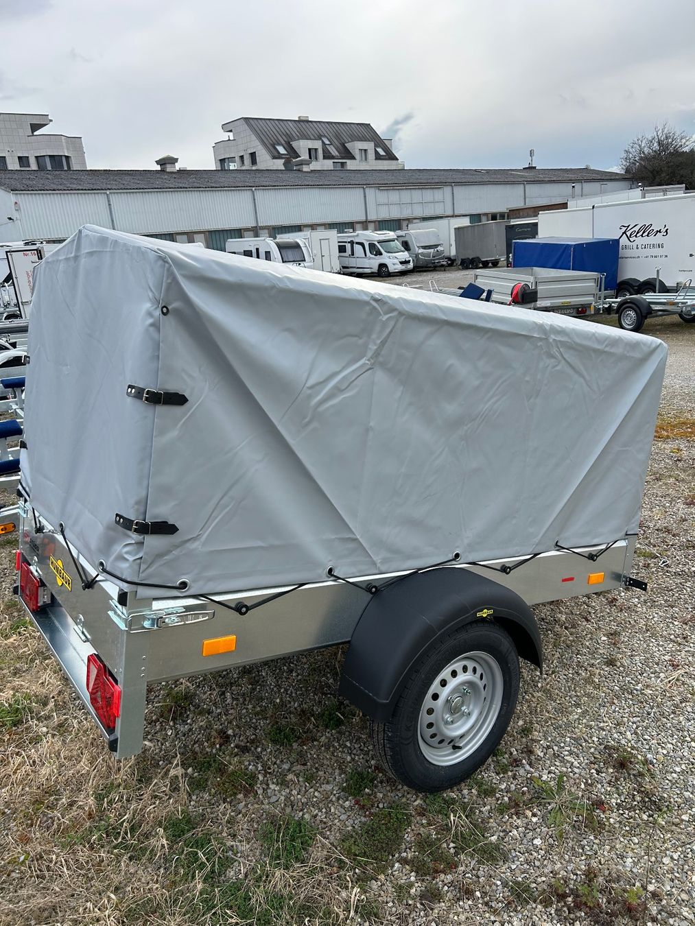 Humbaur Rimorchi: Humbaur Steely mit Hochplane / 750 kg – Nuovo (secondo la descrizione) da Wettswil venduto da Stuessi54 1