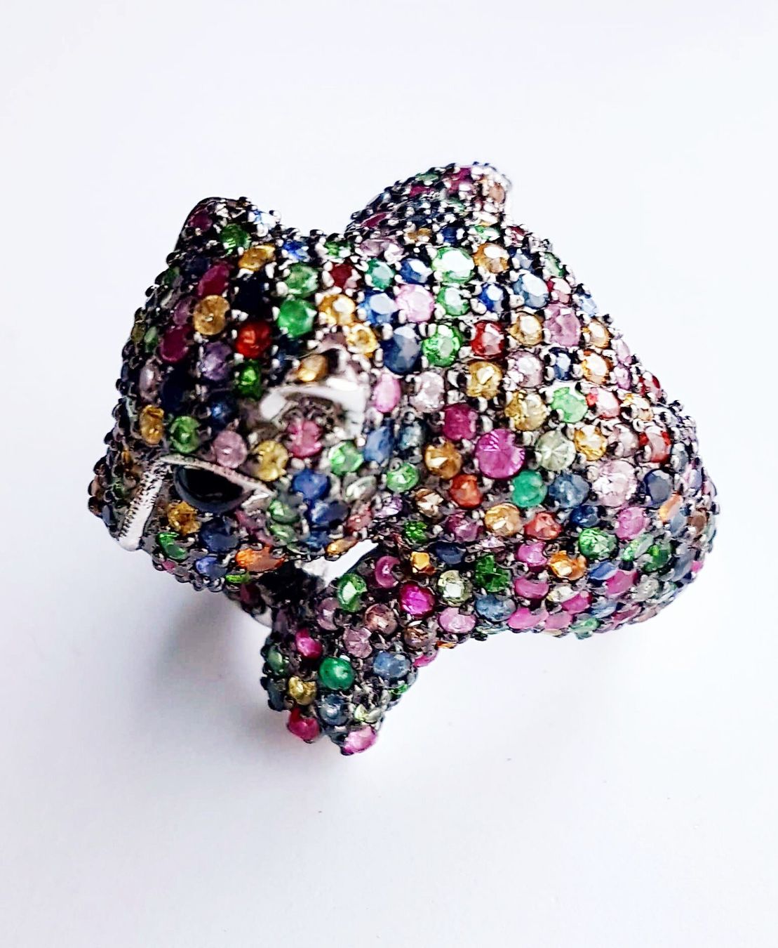 Bagues: Panther Design Ring Edelsteine – Neuf (Voir description) à Zürich par benedikt12 5