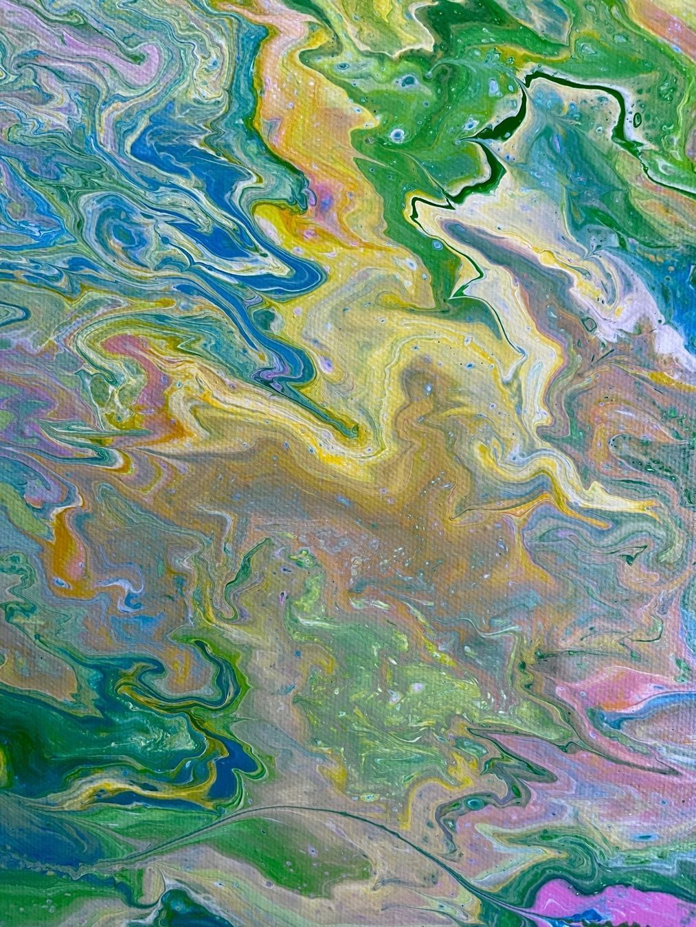 Gemälde: Acrylgemälde 40x60 farbig, abstrakt, Einzelstück – Neu (gemäss Beschreibung) aus Hochdorf von Jasminurschel 4