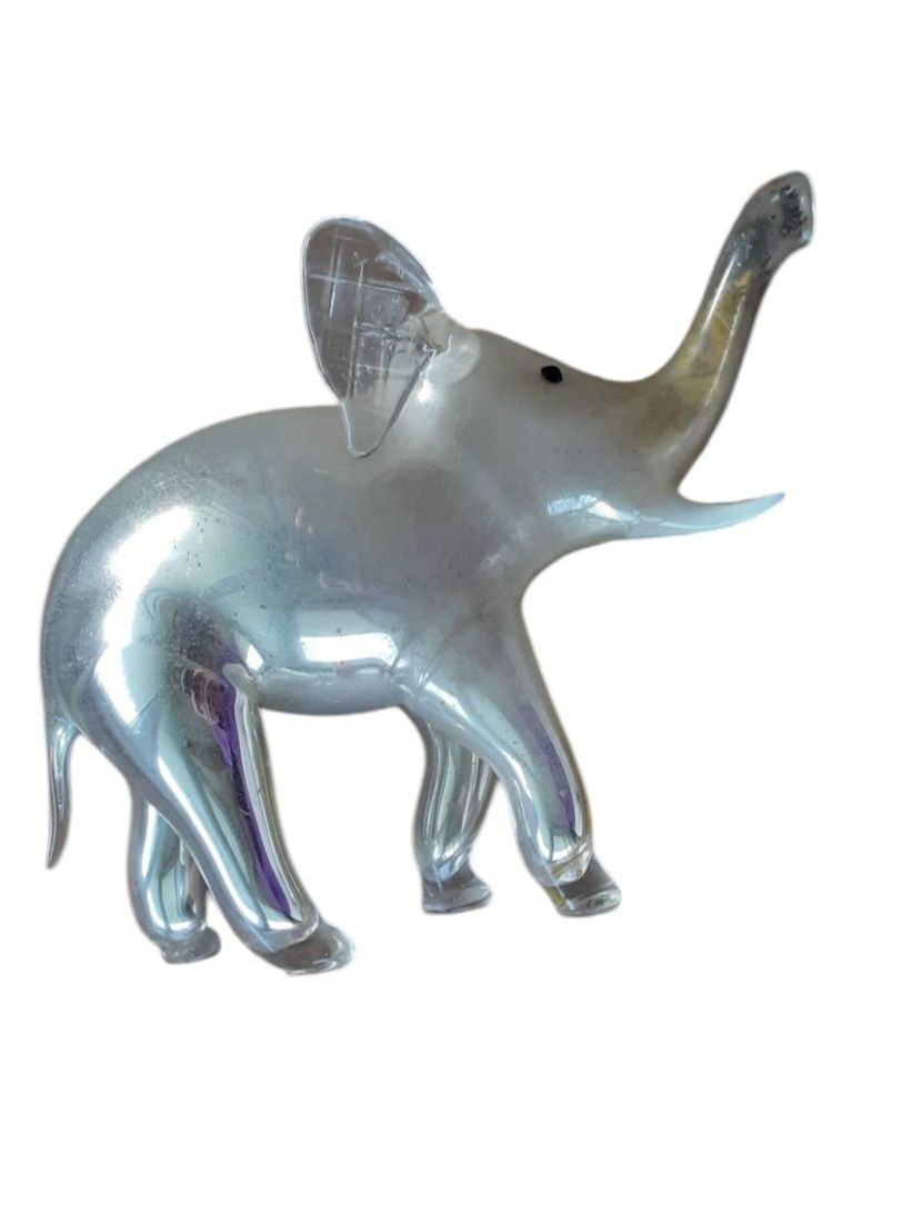 Statuette: Figur Glas Elefant Lauscha – Usato da Mörschwil venduto da antiksalon 5