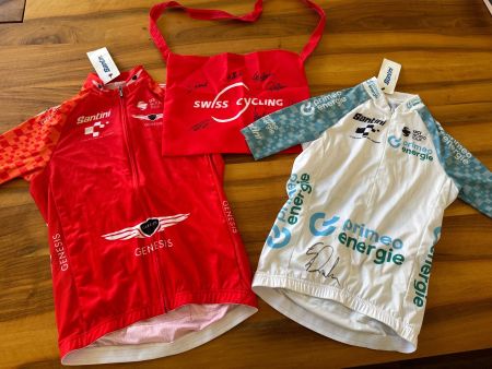 Santini 2x Radtrikot Set Tour de Suisse - Neu & signiert! M