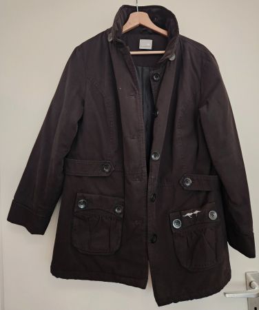 KangaROOS Winterjacke ohne Kapuze schwarz, Grösse 42