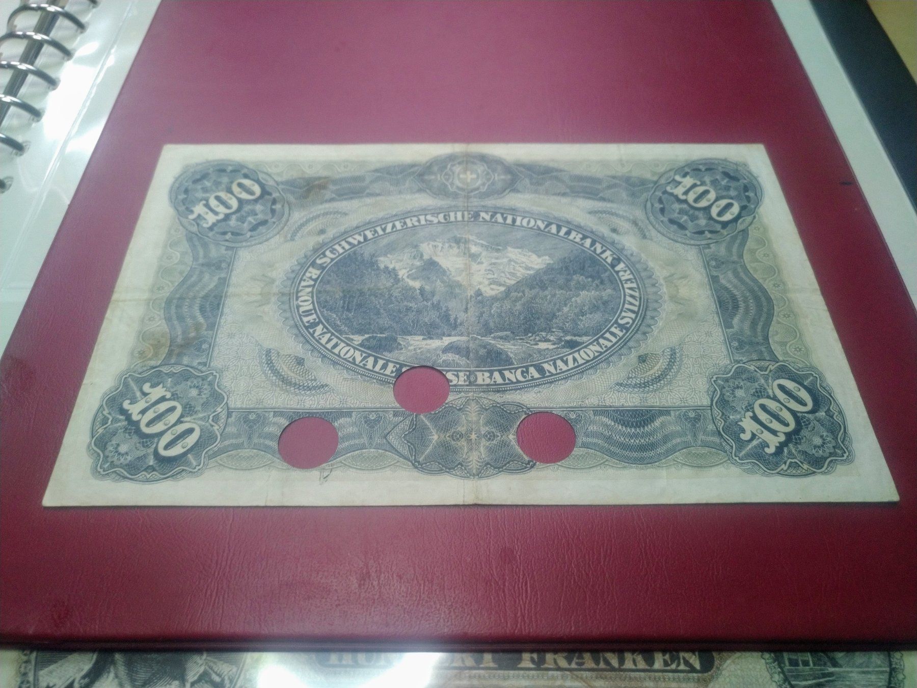 Banknoten: 100 fr 1918 firma JO – Gebraucht aus Cevio von lulina 8