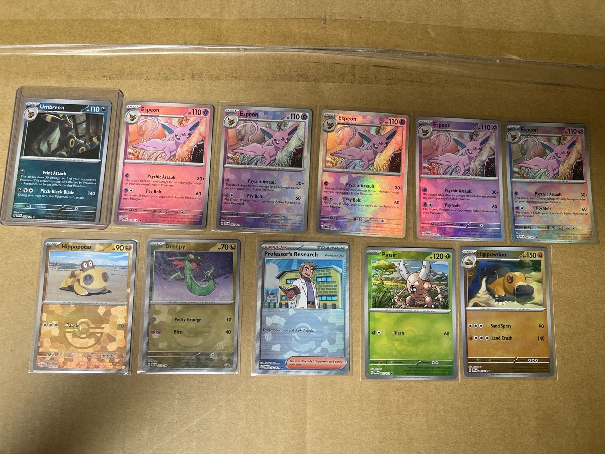 Pokémon Sammelbilder & Trading cards: Pokeball Karten Prismatic Evolution Englisch – Neu (gemäss Beschreibung) aus Goldau von ecko08