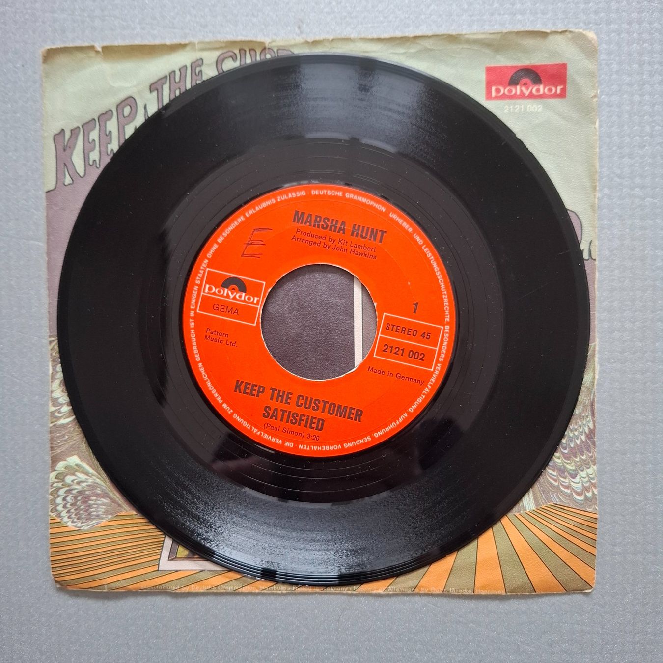 Dischi in vinile: Marsha Hunt - Keep The Customer Satisfied – Usato da Arbon venduto da pendulum 1