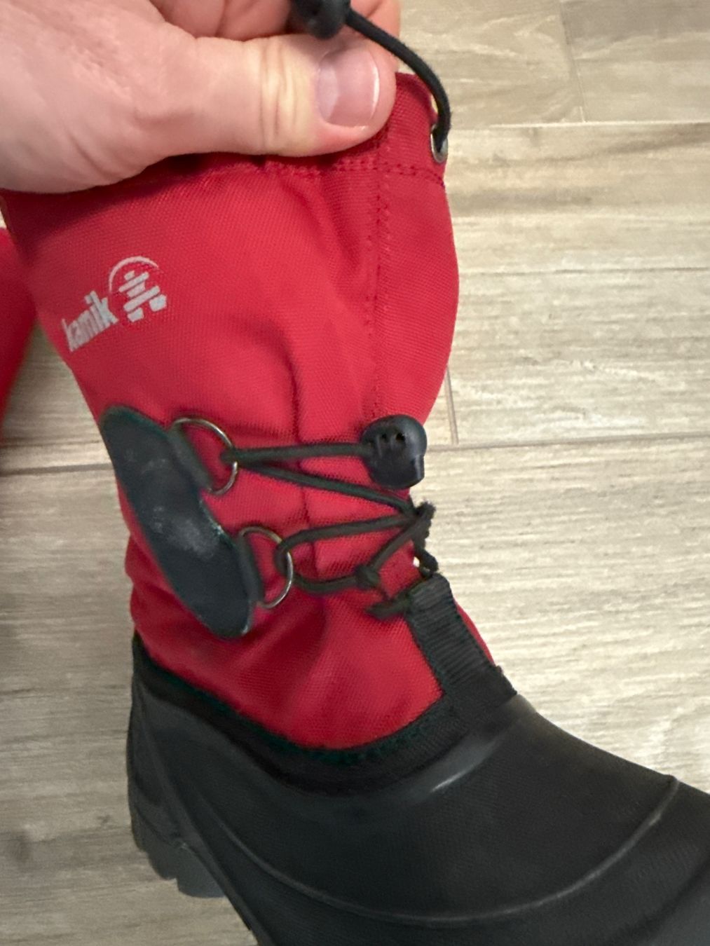 Kamik Scarpe per ragazzi: Kamik Winterstiefel, Grösse 30, Rot/Schwarz – Usato da Goldau venduto da AdrianSZ 5