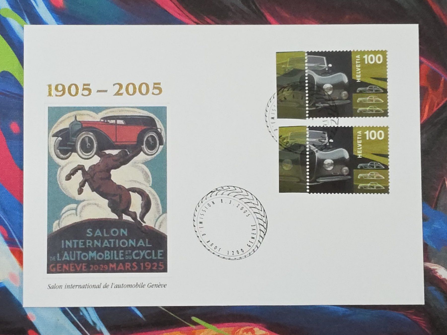 Tutti i francobolli: CL30 Enveloppe + Timbre Suisse 2005 – Usato da Cousset venduto da Patrick_Collections