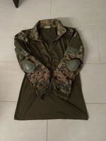 Militärshirt Tarnung mit Ellbogenschoner Grösse L guter Zust