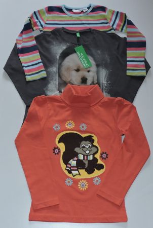 💞 NEUF 💞 2X  Sweat-Shirts & 1X  Col roulé T: 110