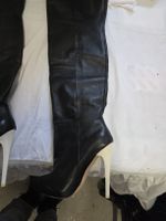 Overknee Lederstiefel – Gr. 8M (US) / EU 39 – Schwarz – High