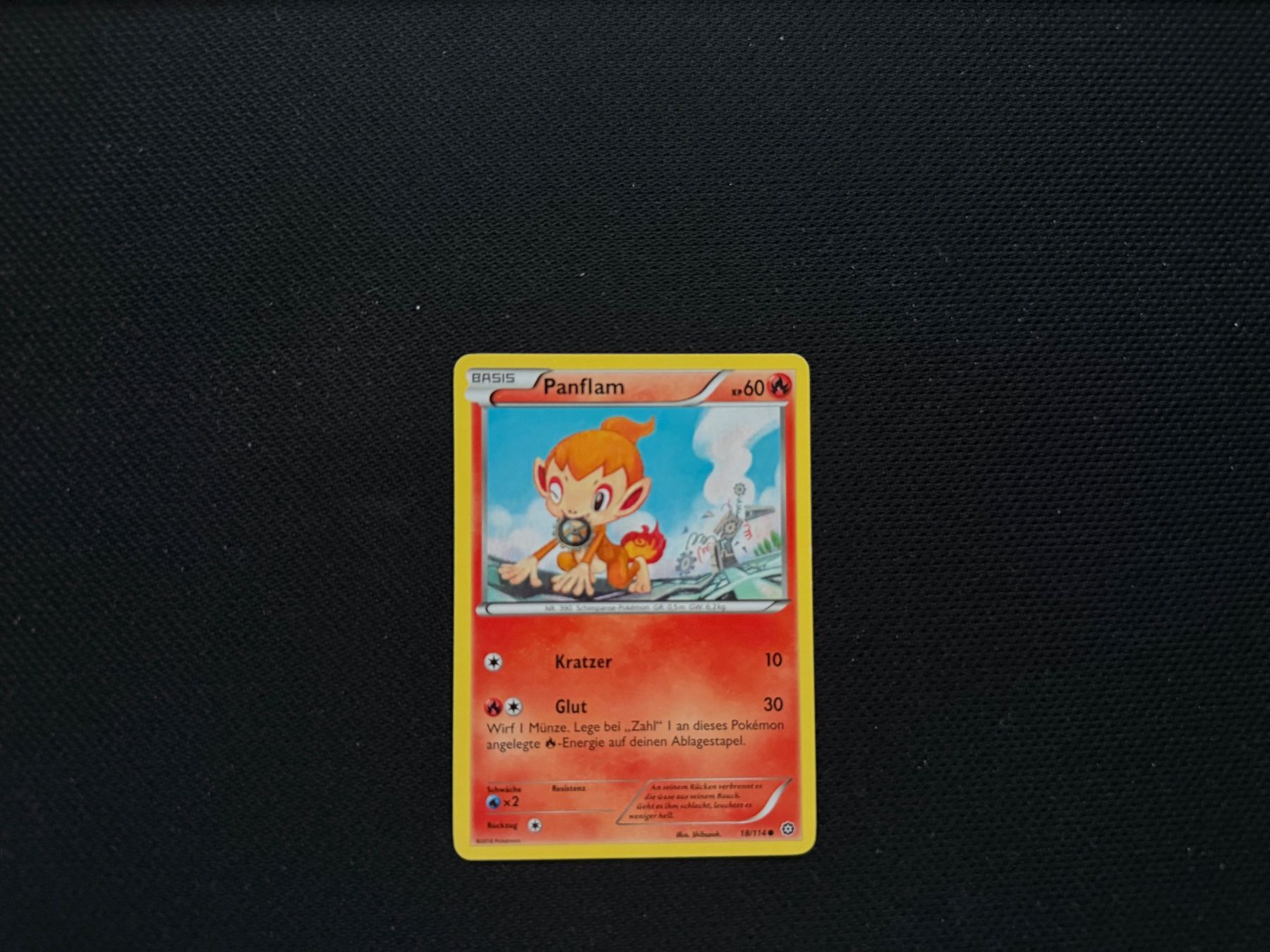Pokémon Cartes à collectionner: Panflam 18/114 – D'occasion à Zürich par mountainwizard00