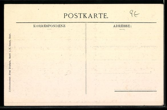 Cartoline postali: Basel, öffentliche Kunstsammlung im B – Usato da Berlin venduto da bartko-reher 1