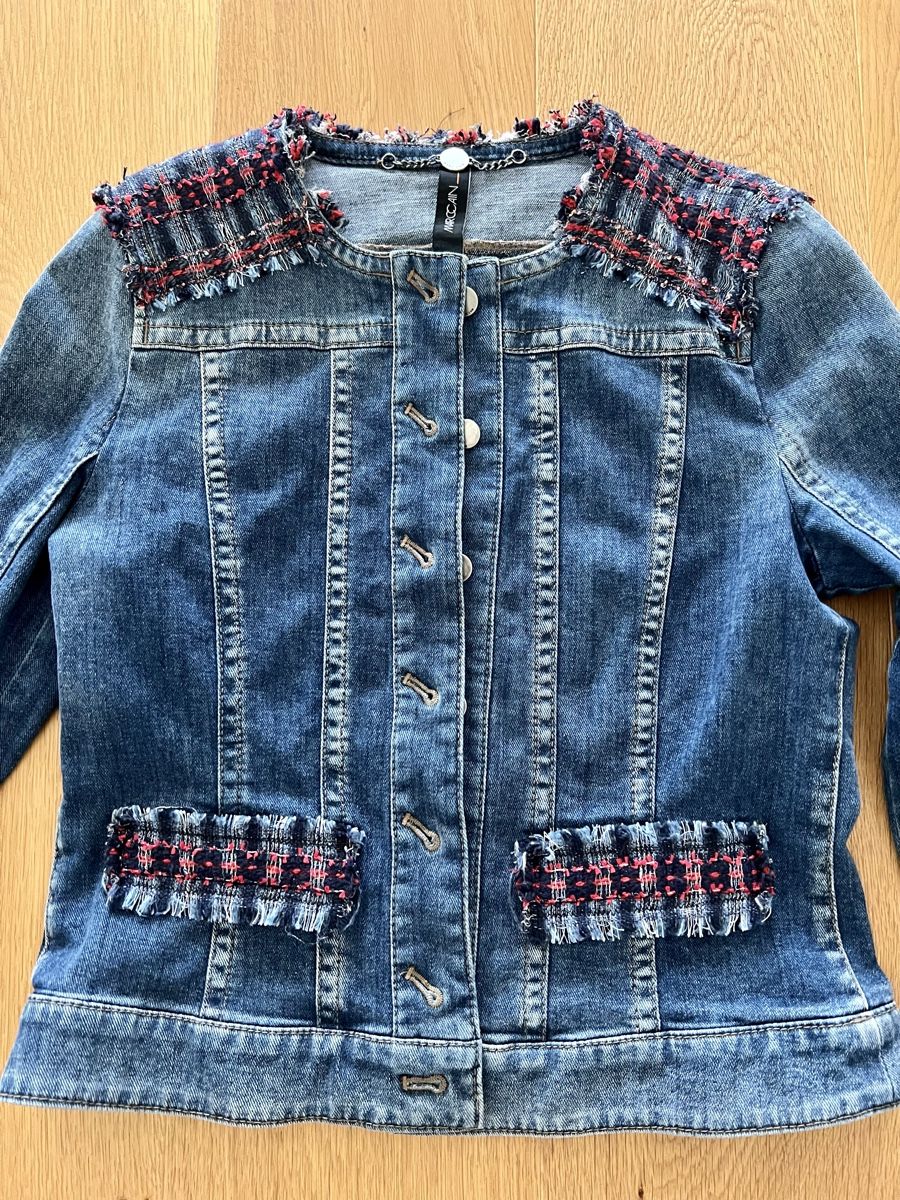 Marc Cain Giacche: Marc Cain Jeansjacke N2 Gr 36 Jacke Elastisch – Usato da Wauwil venduto da machneu11 1
