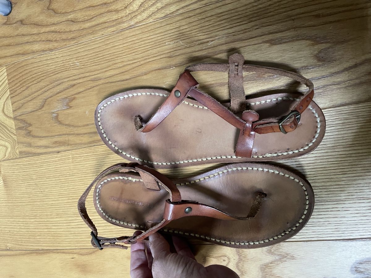 Scarpe da donna: Sandalen, Leder,  Gr. 37 – Usato da Haldenstein venduto da nicB74 1