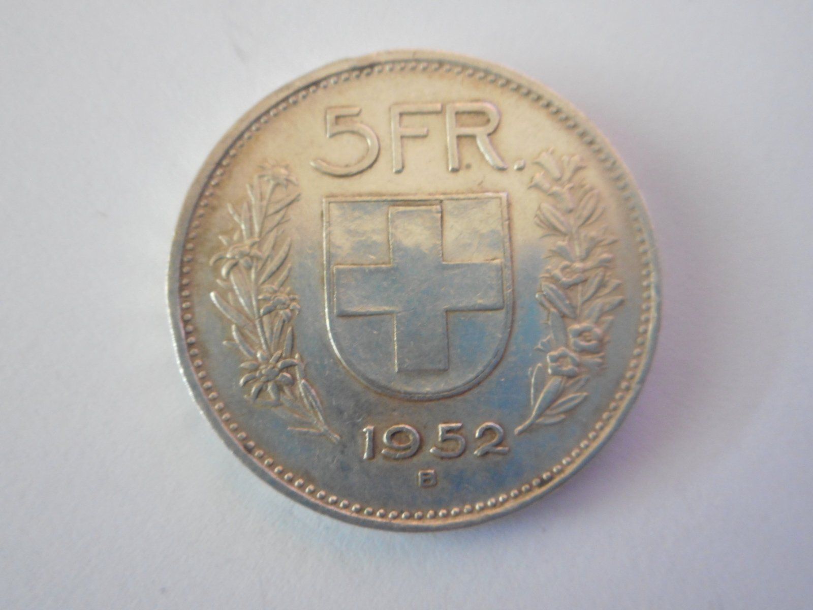 Alle Münzen: 5 Fr. 1952 silber – Gebraucht aus Kriegstetten von pizlad2010 1