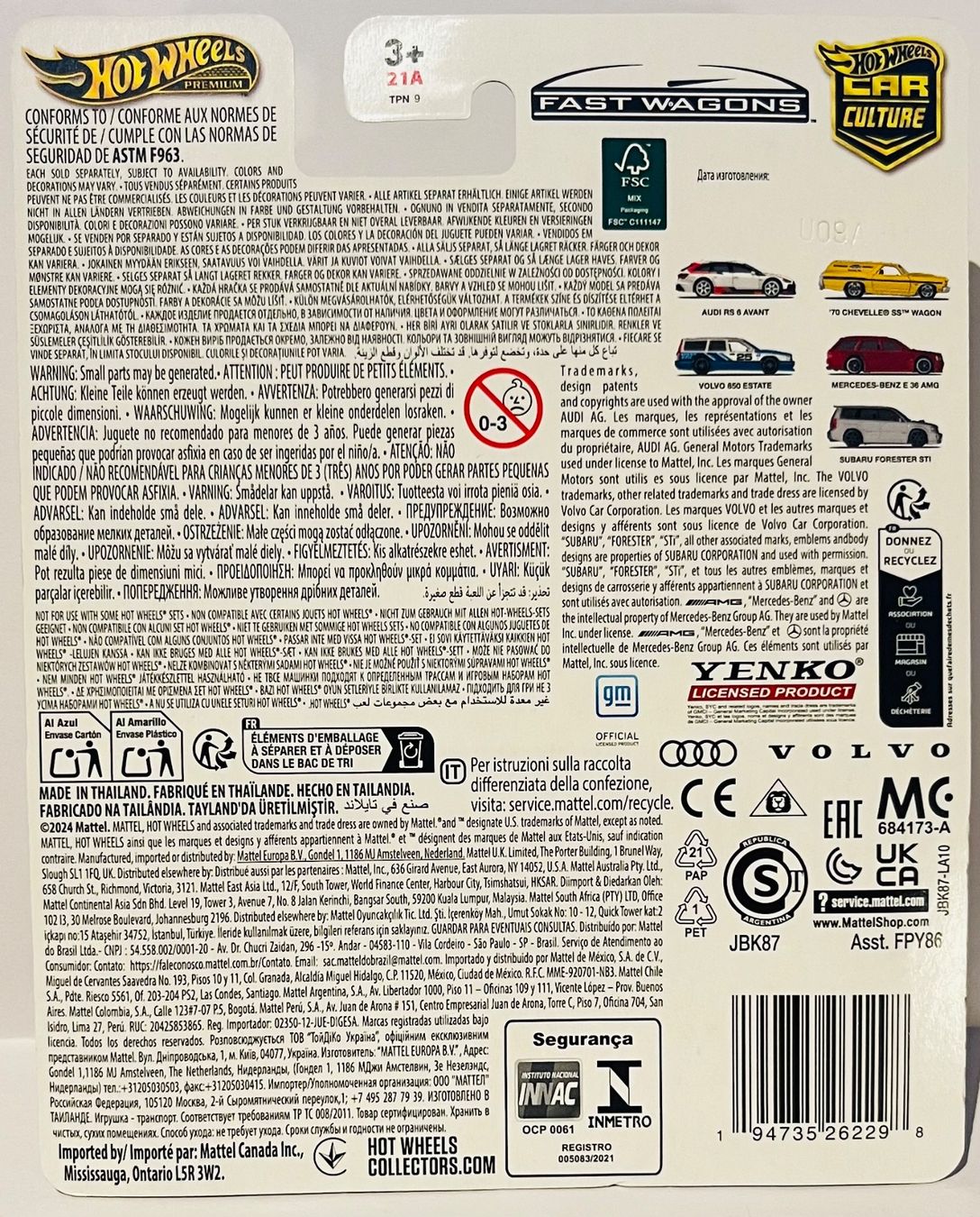 Hot Wheels Modellini d'auto: Hot Wheels - Subaru Forester STI – Nuovo e nell'imballaggio originale da Brittnau venduto da tor129 1