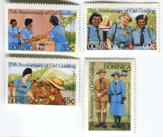 Briefmarken "Pfadfinder". Dominica
