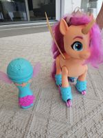My Little Pony Sunny Figur mit Mikrofon gebraucht